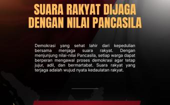 Bawaslu Kabupaten Tegal Ajak Masyarakat Jaga Suara Rakyat dengan Nilai-Nilai Pancasila