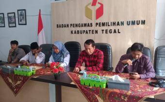 Data Parpol Jadi Sorotan, Bawaslu Kabupaten Tegal Agendakan Kunjungan ke Gelora dan Partai Buruh