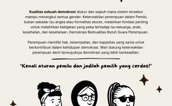 Demokrasi Berkualitas Butuh Suara Perempuan: Keterwakilan Bukan Sekadar Angka, Melainkan Kekuatan Perubahan