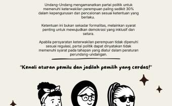 Parpol Tak Penuhi 30% Keterwakilan Perempuan? Bisa Gugur! 