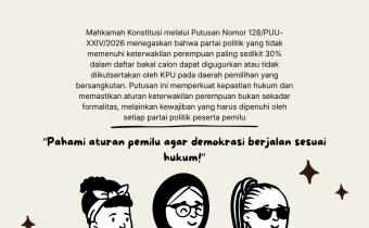 KPU Berwenang Gugurkan Parpol yang Tak Penuhi Kuota Perempuan, Bawaslu Ajak Publik Pahami Aturan Pemilu