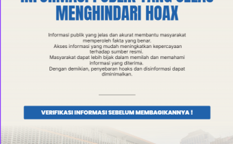 Informasi Publik yang Jelas Menghindari Hoaks