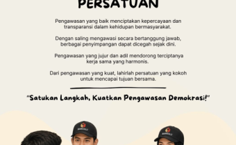 Dari Pengawasan Lahir Persatuan