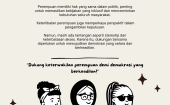 Perempuan Punya Hak Setara dalam Politik