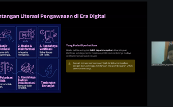 Bawaslu Kabupaten Tegal Ikuti Literasi Pojok Pengawasan Vol. 14 Perkuat Pengawasan Pemilu di Dunia Maya