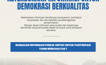 Keterbukaan Informasi untuk Demokrasi Berkualitas