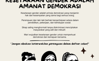 Kesetaraan Gender adalah Amanat Demokrasi