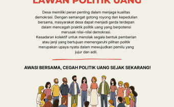 Desa Bersatu Lawan Politik Uang