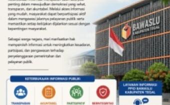 Bawaslu Kabupaten Tegal Perkuat Keterbukaan Informasi Publik demi Demokrasi yang Sehat