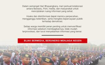 Bawaslu Kabupaten Tegal Ajak Masyarakat Bijak Bermedia Melalui Konten Edukasi Anti Disinformasi