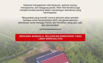 Bawaslu Kabupaten Tegal Ajak Masyarakat Wujudkan Demokrasi Berkualitas melalui Semangat Koperasi