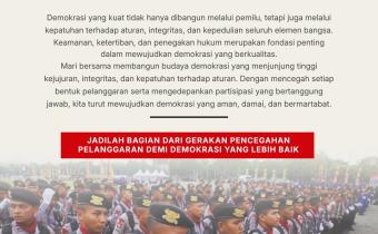 Bawaslu Kabupaten Tegal Ajak Masyarakat Cegah Pelanggaran demi Memperkuat Budaya Demokrasi
