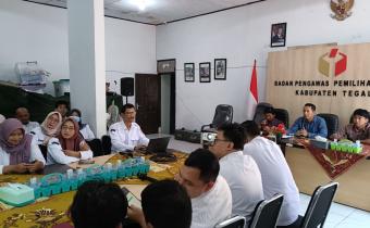 Siapkan Kelas Sengketa Pemilu, Bawaslu Kabupaten Tegal Gelar Rapat Pleno