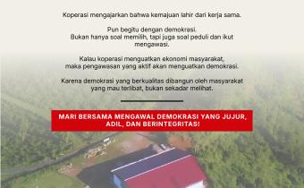 Koperasi Menguatkan Ekonomi, Pengawasan Menguatkan Demokrasi: Pesan Bawaslu Kabupaten Tegal untuk Indonesia yang Lebih Berintegritas