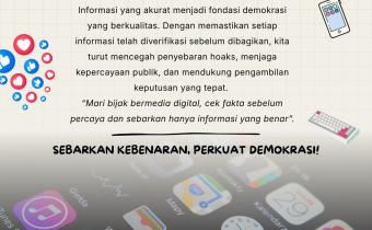 Demokrasi Sehat Dimulai dari Informasi yang Benar