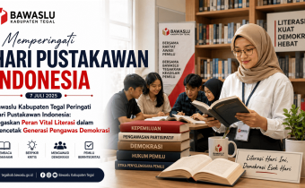 Bawaslu Kabupaten Tegal Peringati Hari Pustakawan Indonesia: Tegaskan Peran Vital Literasi dalam Mencetak Generasi Pengawas Demokrasi