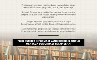Bawaslu Kabupaten Tegal Dorong Pemanfaatan Informasi Tepercaya melalui Peran Pustakawan