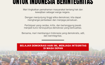 Bawaslu Kabupaten Tegal Ajak Masyarakat Tingkatkan Literasi Demokrasi untuk Indonesia Berintegritas