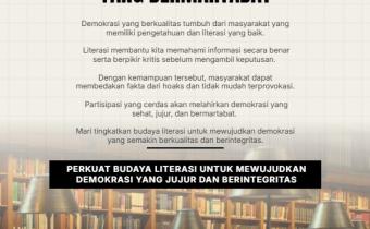 Bawaslu Kabupaten Tegal Tingkatkan Literasi Demokrasi untuk Wujudkan Demokrasi yang Bermartabat
