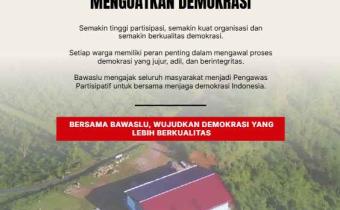 Bawaslu Kabupaten Tegal Ajak Masyarakat Perkuat Demokrasi Melalui Pengawasan Partisipatif
