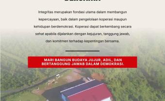 Integritas adalah Modal Bersama
