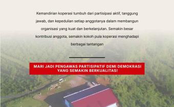 Koperasi Mendorong Kemandirian, Demokrasi Membutuhkan Kepedulian