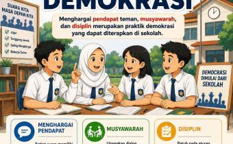 Bawaslu Kabupaten Tegal Publikasikan Edukasi "Sekolah adalah Tempat Belajar Demokrasi" Melalui Media Sosial