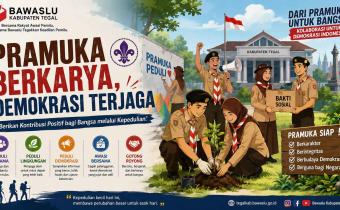 Pramuka Berkarya, Demokrasi Terjaga: Tumbuhkan Kepedulian, Bangun Karakter Generasi Muda