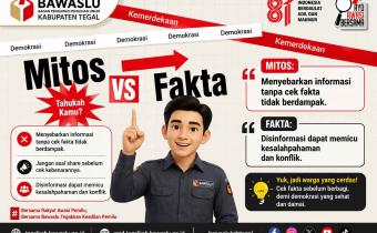 Bawaslu Kabupaten Tegal Ajak Masyarakat Cegah Disinformasi demi Menjaga Integritas Demokrasi