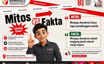 Bawaslu Kabupaten Tegal Edukasi Masyarakat: Menjaga Demokrasi adalah Tanggung Jawab Bersama