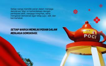 Kemerdekaan Menginspirasi Partisipasi, Bawaslu Kabupaten Tegal Ajak Masyarakat Kawal Demokrasi
