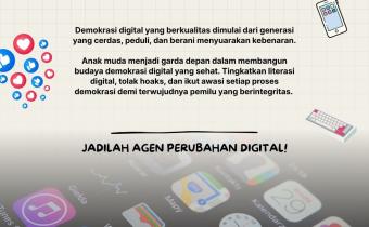 Bawaslu Kabupaten Tegal Ajak Anak Muda Bangun Budaya Demokrasi Digital yang Sehat