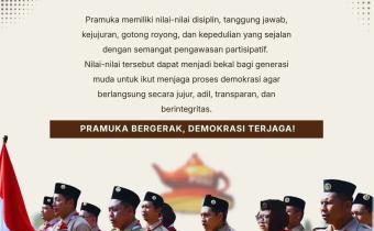 Bawaslu Kabupaten Tegal Ajak Pramuka Jadi Sahabat Pengawasan Partisipatif