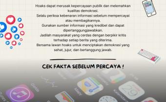 Lawan Hoaks, Selamatkan Demokrasi