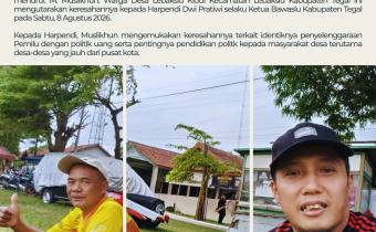 Warga Desa Lebaksiu Kidul Soroti Politik Uang, Bawaslu Tegal Dorong Pendidikan Politik dari Desa