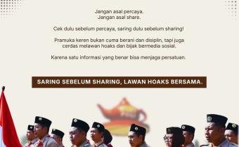 Pramuka Anti Hoaks, Wujudkan Demokrasi Berkualitas