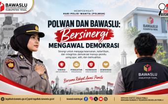 Hari Polwan, Bawaslu Kabupaten Tegal Dorong Sinergi dalam Mewujudkan Demokrasi yang Aman dan Berintegritas