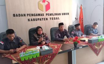 Matangkan Persiapan Kegiatan, Bawaslu Kabupaten Tegal Gelar Rapat Internal