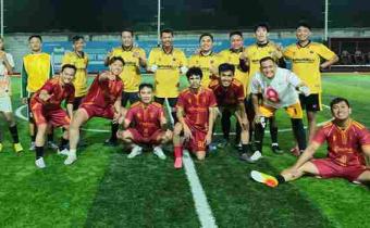 Bawaslu Kabupaten Tegal Gelar Minisoccer Laga Persahabatan