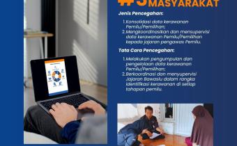 Bawaslu Kabupaten Tegal Ajak Masyarakat Aktif Mengawasi Pemilu melalui Publikasi Bentuk Pencegahan