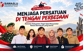 Menjaga Persatuan di Tengah Perbedaan, Bawaslu Kabupaten Tegal Ajak Masyarakat Rawat Demokrasi yang Damai