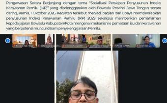 Bawaslu Kabupaten Tegal Ikuti Sosialisasi Persiapan Penyusunan IKP 2029