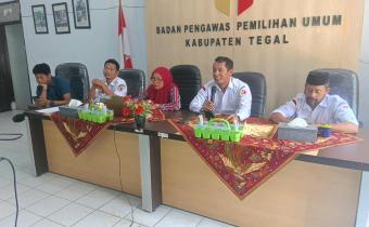 Bawaslu Kabupaten Tegal Bahas Persiapan Uji Petik Penyusunan Indeks Kerawanan Pemilu
