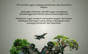 Hari TNI 2026, Bawaslu Kabupaten Tegal Tegaskan: Beda Tugas, Satu Tujuan Menjaga Indonesia Tetap Bersatu