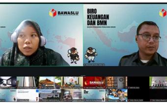 Bawaslu Kabupaten Tegal Ikuti Rapat Monitoring Hasil Rekonsiliasi Eksternal Periode September 2026
