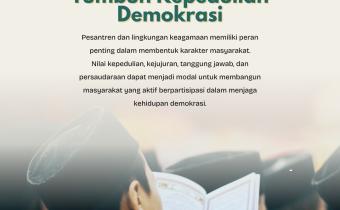 Dari Masjid dan Pesantren, Tumbuh Kepedulian Demokrasi