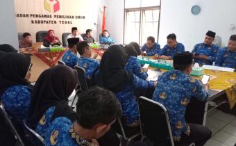Kawal Akurasi Data Pemilih, Bawaslu Kabupaten Tegal Matangkan Persiapan Uji Petik PDPB Triwulan IV