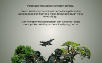 Jaga Persatuan, Rawat Demokrasi