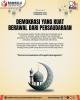 Demokrasi yang Kuat Berawal dari Persaudaraan